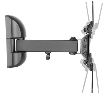 Newstar TV/Monitor Wall Mount (2 pivots & tiltable) for 10"-32" Screen - Black