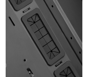 Silverstone Primera PM01 (rode led) matzwart