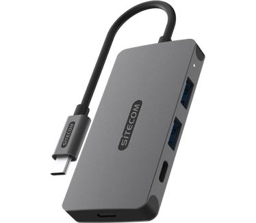 Sitecom USB-C naar 2 x USB-A + 2 x USB-C 10 Gbps Hub
