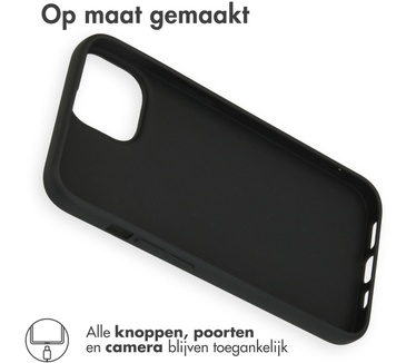 Accezz Color Backcover iPhone 14 - Zwart
