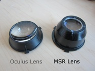 Microsoft Research lens voor Oculus Rift