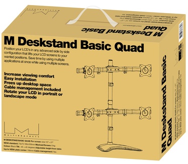 Multibrackets M Deskstand Basic Quad