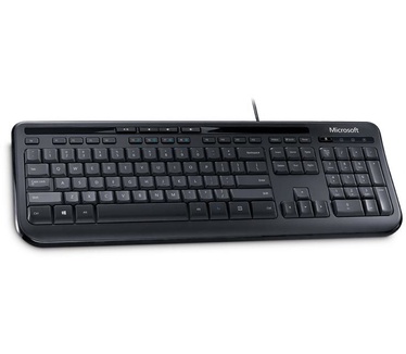 Microsoft Wired Keyboard 600 (Noors) Zwart