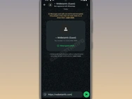 WhatsApp chats met gast. Bron: WABetaInfo