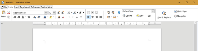 LibreOffice Notebookbalk