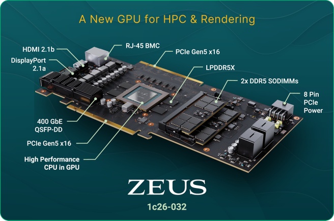 Bolt Graphics Meluncurkan Testchip Zeus-GPU dengan Klaim Kinerja Menakjubkan dan Efisiensi Energi Tinggi