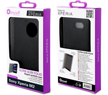 Muvit SESLI0089 (Xperia M2) Zwart