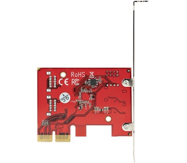 Startech.com 4 Port SATA PCIe Kaart, PCI Express SATA Uitbreidingskaart, 6Gbps, Low/Full Profile, Stacked SATA Connectors, ASM1164 Non-Raid, PCI Express naar SATA Converter/Adapter