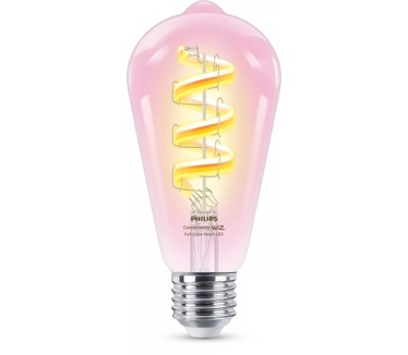 Philips Slimme LED RGB ST64-filamentlamp, E27-fitting, 470 lm