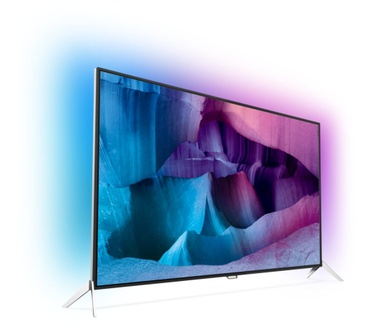 Philips 55PUS7600 Zilver, Zwart