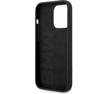 BMW Silicone Back Case - Apple iPhone 14 Pro Max (6.7") - Zwart Zwart