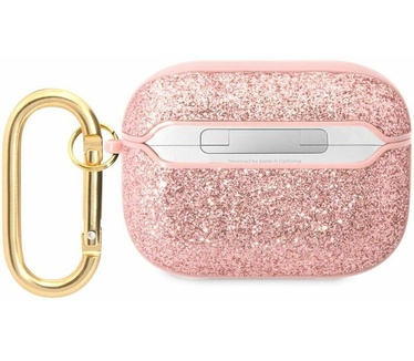 Guess Gitter Flakes Case - Apple Airpods Pro - Roze