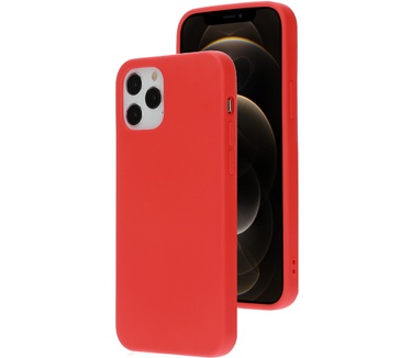 Mobiparts Silicone Cover Apple iPhone 12/12 Pro Scarlet Red