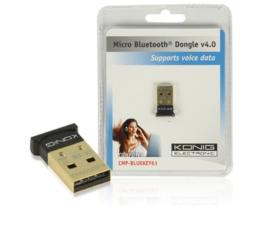 Konig Konig König, Micro Bluetooth USB 4.0 Dongle, 20m (CMP-BLUEKEY61)