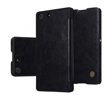 Nillkin Leather Case Sony Xperia M5 - Qin Series - Black