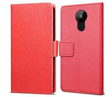 qMust Nokia 5.3 Wallet Hoesje Rood