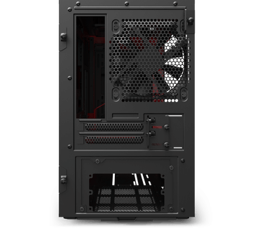 NZXT H210i Zwart/Rood