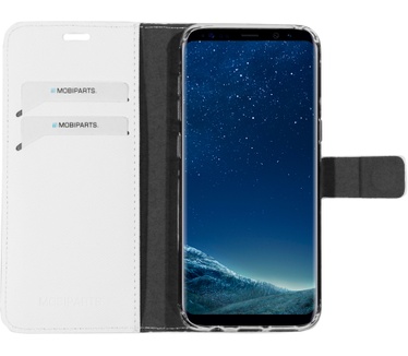 Mobiparts Saffiano Wallet Case Samsung Galaxy S8 White