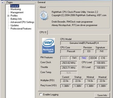 RightMark CPU Clock Utility 2.2