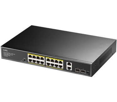 Cudy 16-GbE PoE Switch with 2 Uplink GbE and 2 Uplink SFP