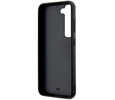 Karl Lagerfeld 3D Glitter Back Case - Samsung Galaxy S24 - Zwart Zwart