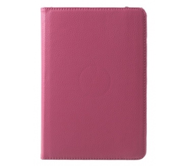 Kees 360 graden draaibare Lederlook Hoes Apple iPad mini 4 - Roze