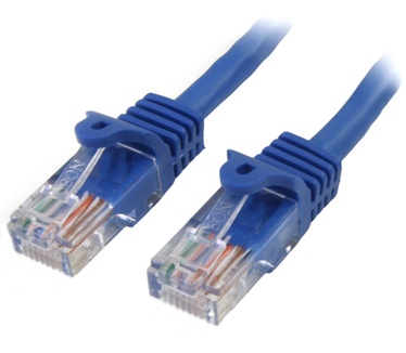 Startech.com Cat5e Ethernet netwerkkabel met snagless RJ45 connectors UTP kabel 0,5m blauw Blauw