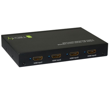 Techly HDMI 4x1 Multi-viewer with seamless switcher