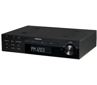 Medion Life Stereo Onderbouwradio E66567 | AUX | Bluetooth 5.0 | alarmfunctie en kookwekker | perfect voor in de keuken