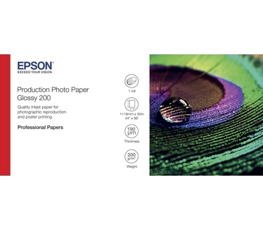 Epson Production Photo Paper Glossy 200 44" x 30m