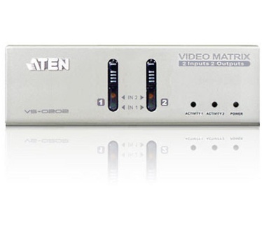 Aten VS0202 2-Port Video Matrix Switch (2 inputs 2 outputs)