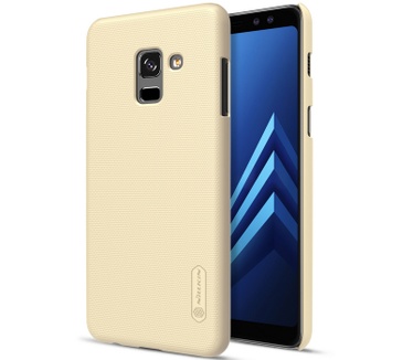 Nillkin Frosted Shield HardCase Samsung Galaxy A8+ (2018) - Goud  Goud