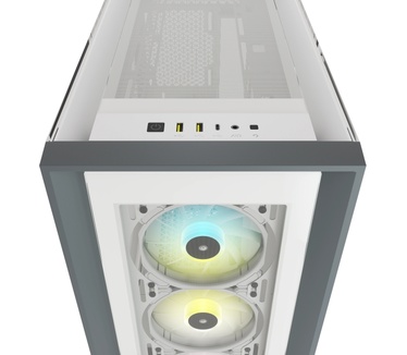 Corsair iCUE 5000X RGB Tempered Glass Wit
