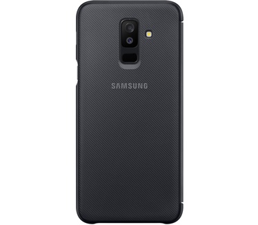Samsung Galaxy A6+ Wallet Cover (Galaxy A6+) Zwart