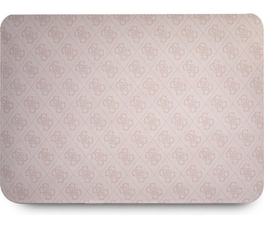 Guess 4G Metal Laptop Sleeve voor o.a. Notebooks (13") - Roze Roze