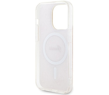 Guess 4G MagSafe Back Case Apple iPhone 15 Pro Max (6.7") - Roze Roze