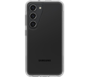Otterbox OtterBox Symmetry Clear Case voor Galaxy S23, Schokbestendig, Valbestendig, Dunne beschermende hoes, 3x getest volgens militaire standaard, Antimicrobieel, Clear