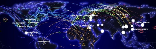 Defcon game screenshot 5 (beeld: Introversion Software)