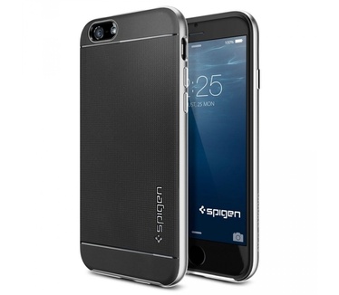 Spigen Case Neo Hybrid Apple iPhone 6 SGP11033 (Satin Silver) voor iPhone 6
