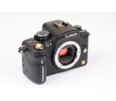 Panasonic Lumix G1 behuizing rechtsvoor