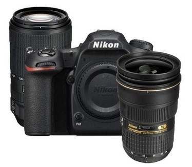 Nikon D500 + 24-70mm F/2.8G ED + 70-300mm F/4.5-6.3E ED VR Zwart