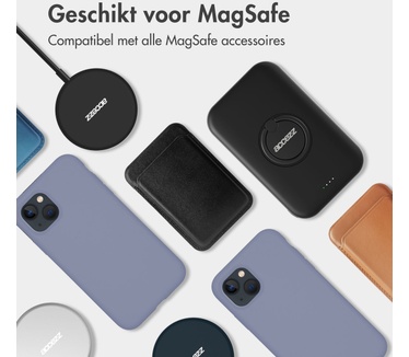 Accezz Liquid Silicone Backcover met MagSafe
