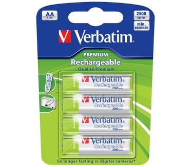 Verbatim AA Premium-oplaadbare batterijen