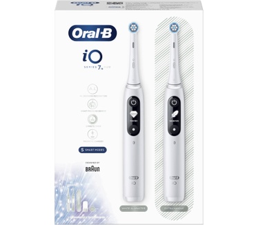 Oral-B iO - 7n - Elektrische Tandenborstels Wit, Duopack