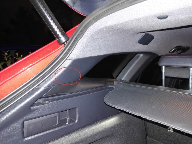 Toyota Corolla Hybrid TS - mogelijke locatie sleutel en TPMS ontvanger