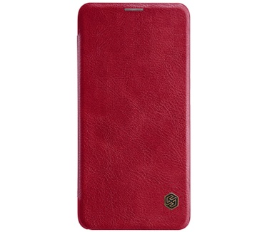 Nillkin Qin PU Leather Book Case voor OnePlus 6 - Rood  Rood
