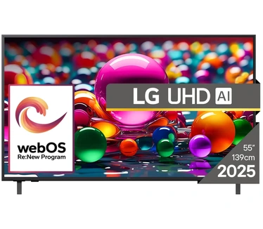 LG UA74 55" (buitenlands model) Zwart