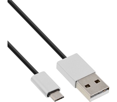 InLine 31750I Aluminium, Zwart