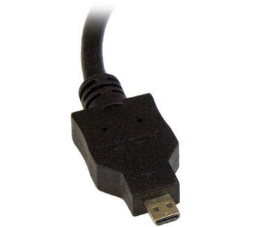 Startech.com Micro HDMI-naar-DVI-D-adapter - M/F - 20 cm Zwart