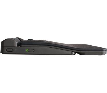 Contour Design RollerMouse Pro (bedraad) met Regular polssteun in stof Donkergrijs